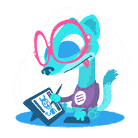 Kaiserbrand illustration glasses photoshop illustrator Sticker