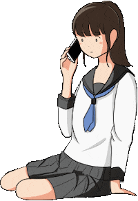 girl Sticker by shiohigari