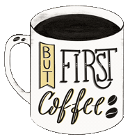 Coffee Morning Sticker