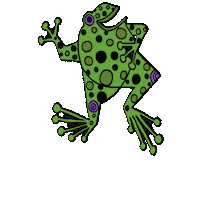 Lets Dance Hello Sticker by AnnHansonArt