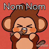 Nom Nom Eating GIF by Chimpers