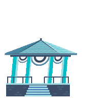 FranklinPopShop massachusetts franklin gazebo franklinpopshop Sticker