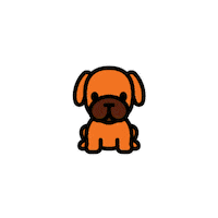 Boxer Dog Thanks Sticker