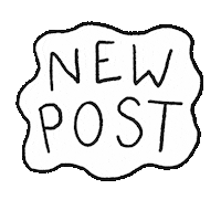 New Post Sticker by Lizz Lunney