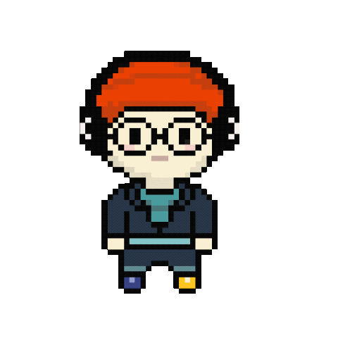 Pixel Dancing Sticker