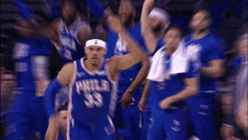 happy lets go GIF by NBA