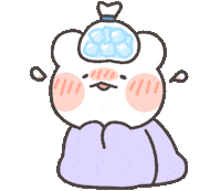 Sick Bear Sticker