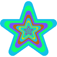 excited star struck Sticker