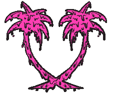 Melting Palm Tree Sticker by Catch Surf