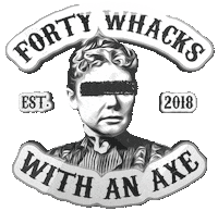 40Whacks axe throwing axes lizzie borden watl Sticker