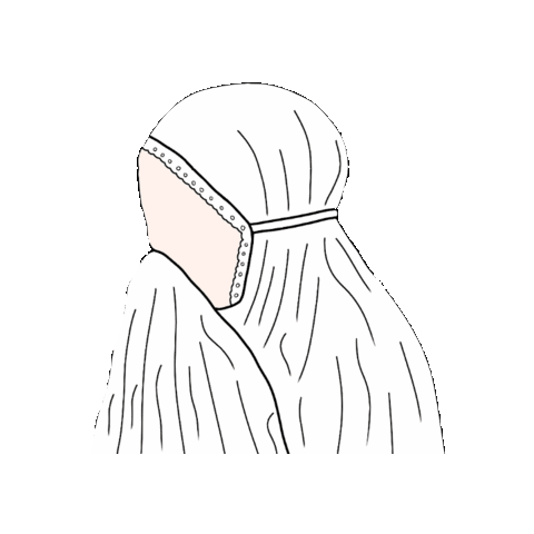 singlelillah cute beautiful pray islam Sticker