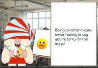 Gnome Art Class GIF