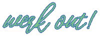 Working Out Sticker by Basic Brunchcast