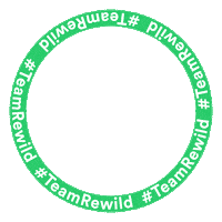 Frame Rewild Sticker by Global Wildlife Conservation