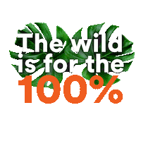 Leaves Rewild Sticker by Global Wildlife Conservation