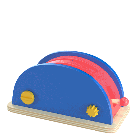 Cl Toaster Sticker by Black Math