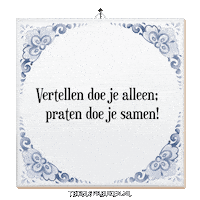 Humor Teamwork Sticker by Tegelspreuken.nl