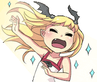 Girl Vampire Sticker by Jin