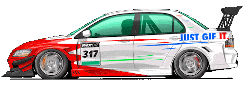 Racing Race Sticker by kneapolitan
