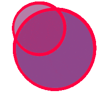 Circle Transform Sticker by Pauline Vernet