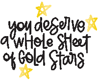 Stars Gold Sticker by The Happy Planner