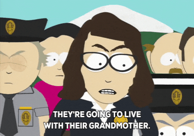 police officer explaining GIF by South Park 
