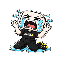 Help Me Crying Sticker by ZTIKIX