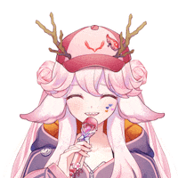 Girl Vtuber Sticker
