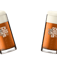 Schloesser_Alt party drink beer cheers Sticker