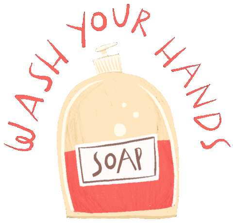 Clean Hands Soap Sticker