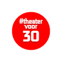 Zaantheater theatre theater button 30 Sticker