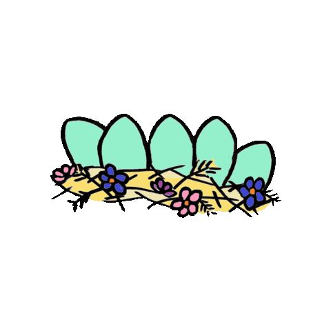 Blackbird Vogelnest Sticker
