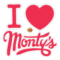 Plant Based Love Sticker by Monty's Good Burger