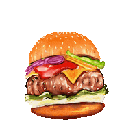 Skushdesigns party yummy hungry eat Sticker