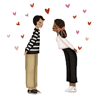 Valentines Love Sticker by Carol Fernandes