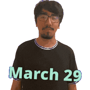 March 29 Sticker