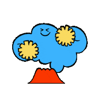 kagospo fight cheer go enjoy Sticker