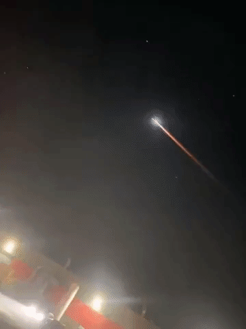 Space Object Lights Up Melbourne Sky