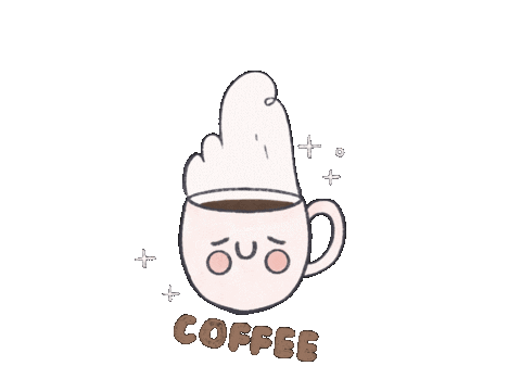 chuchuillustrations giphyupload illustration coffee morning Sticker