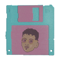 Pink 3D Sticker by Cabs