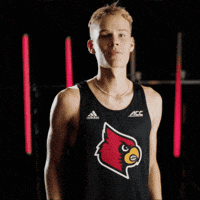 Track Field Flex GIF by Louisville Cardinals
