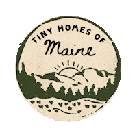 Tiny House Maine Made Sticker by Tiny Homes of Maine