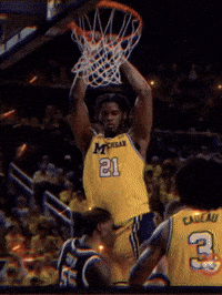 Go Blue Michigan Basketball GIF by Respective