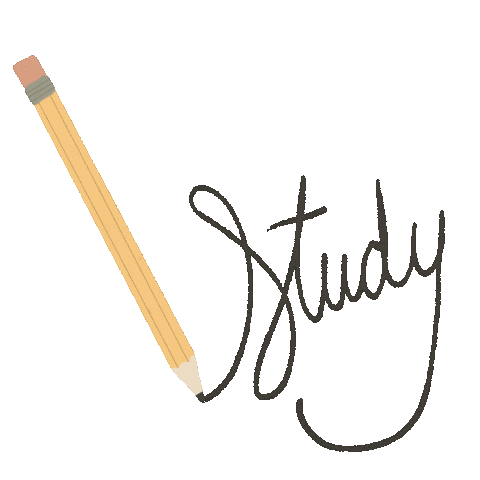 Studying Back To School Sticker