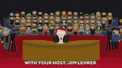 jim lehrer debate GIF by South Park 