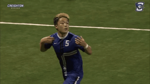 Creighton Mens Soccer Yudai Tashiro GIF by Creighton University Athletics