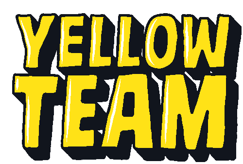 Team Yellow Sticker by Big Potato Games