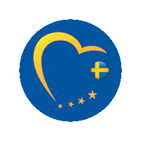 Heart Flag Sticker by EPP Group in the European Parliament