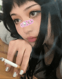 Tired Cute Girl GIF
