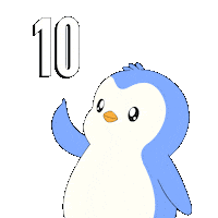 Penguin Score Sticker by Pudgy Penguins